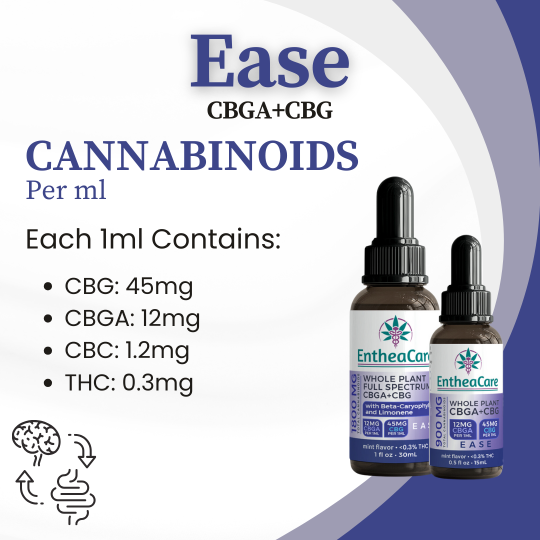 Ease | Whole Plant Full Spectrum CBGA + CBG Oil