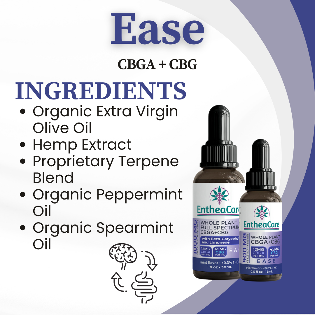 Ease | Whole Plant Full Spectrum CBGA + CBG Oil