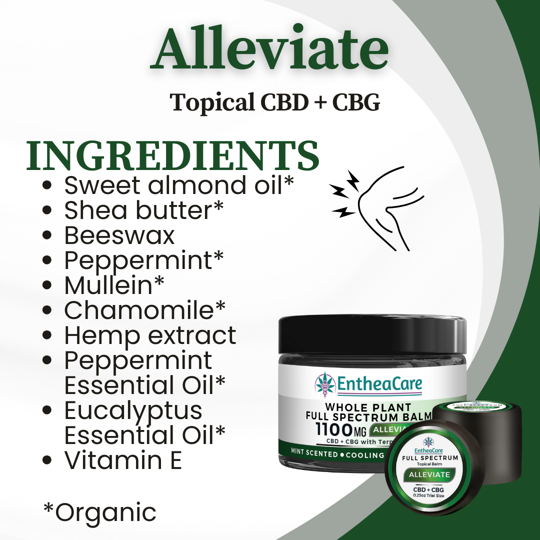Alleviate | CBD + CBG Topical