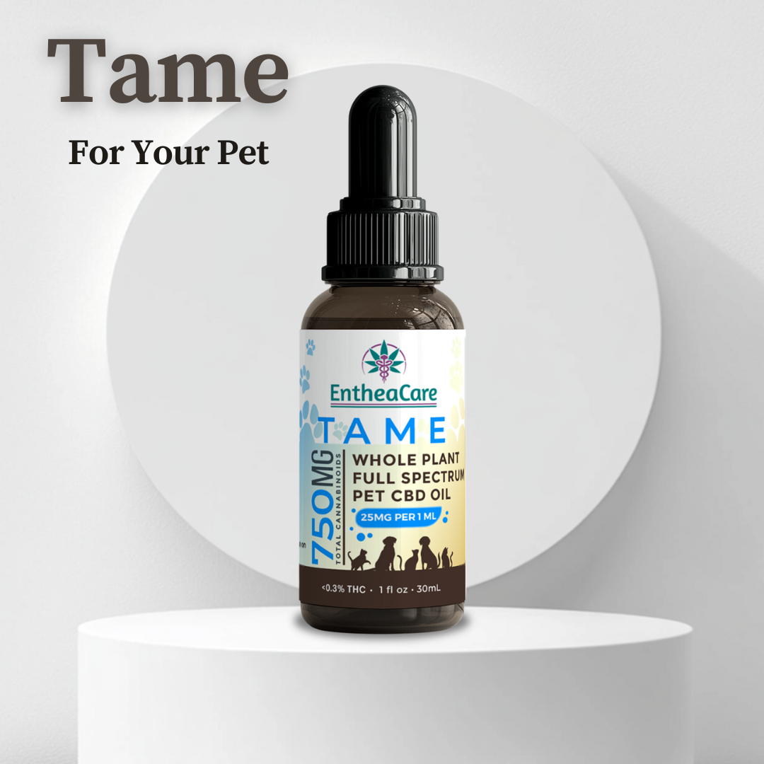 Tame | Whole Plant Full Spectrum CBD Oil for Dogs and Cats