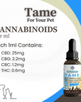 Tame | Whole Plant Full Spectrum CBD Oil for Dogs and Cats