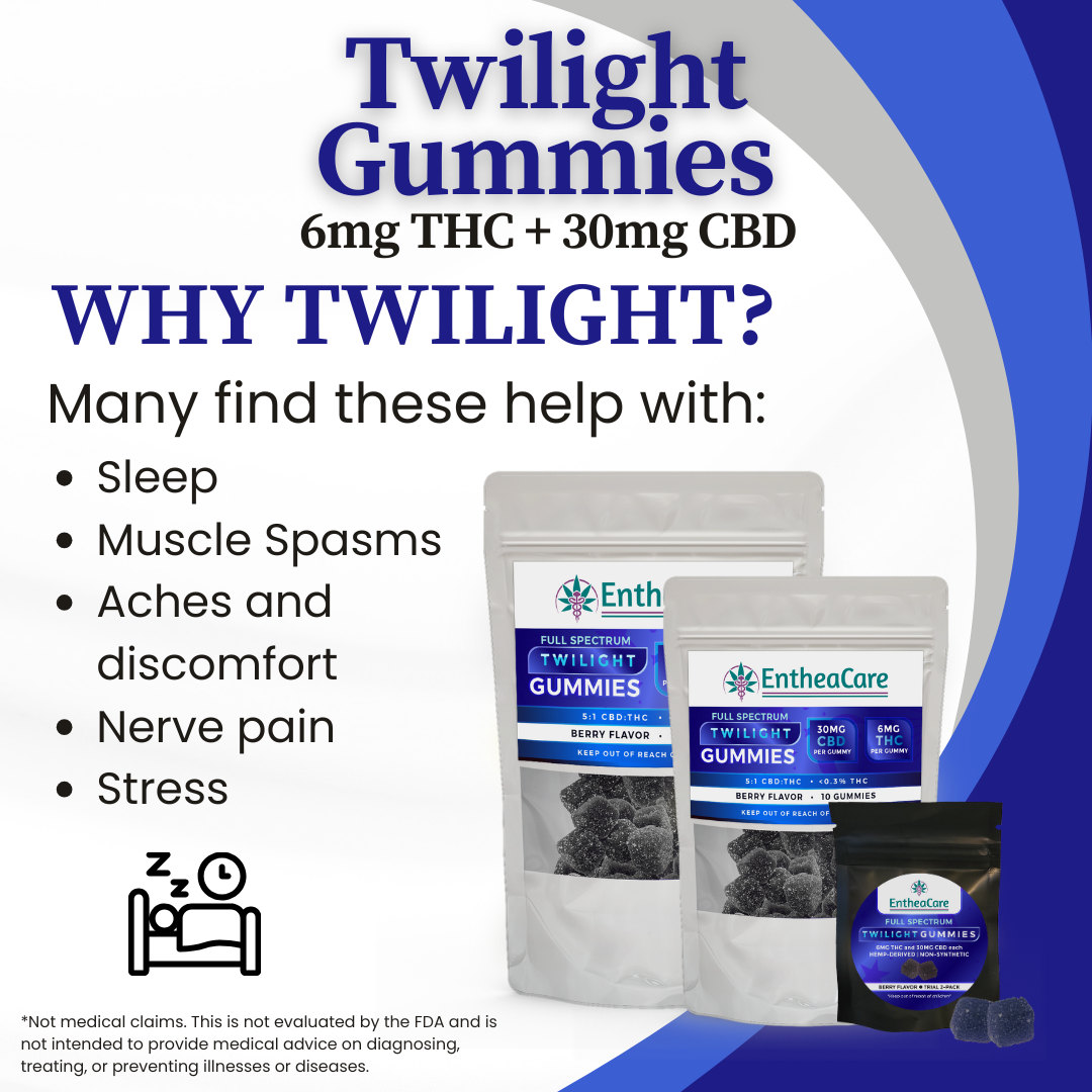Twilight Gummies | THC + CBD Gummies for Sleep