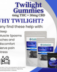 Twilight Gummies | THC + CBD Gummies for Sleep