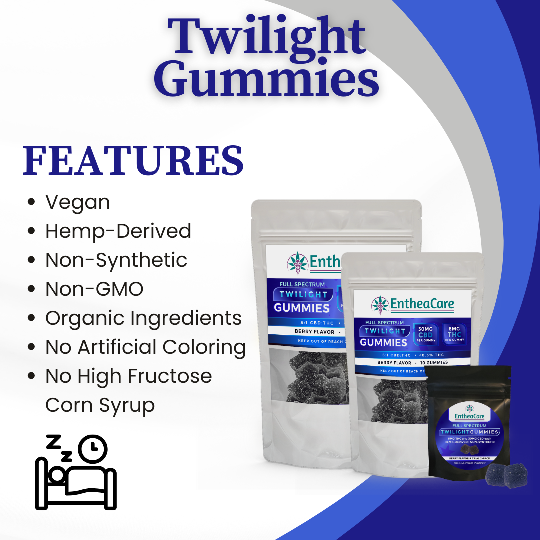 Twilight Gummies | THC + CBD Gummies for Sleep